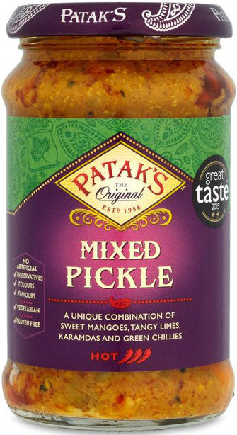 Pataks Mixed Pickle 283g  x 6