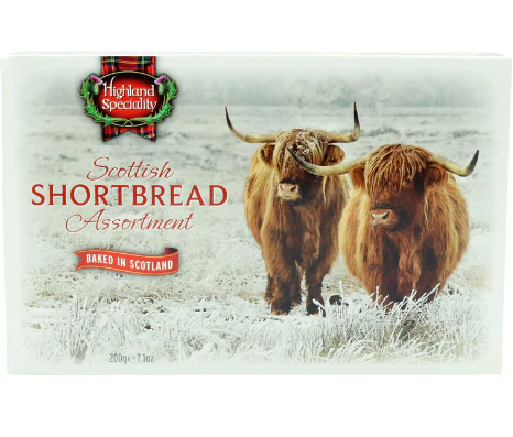 Highland Cow Shortbread Assortment 200g