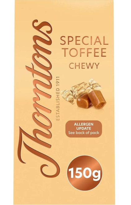 Thorntons Chewy Toffee Carton 150g