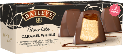 Baileys Chocolate Caramel Whirls 3 Pack 78g **Pre-Order**