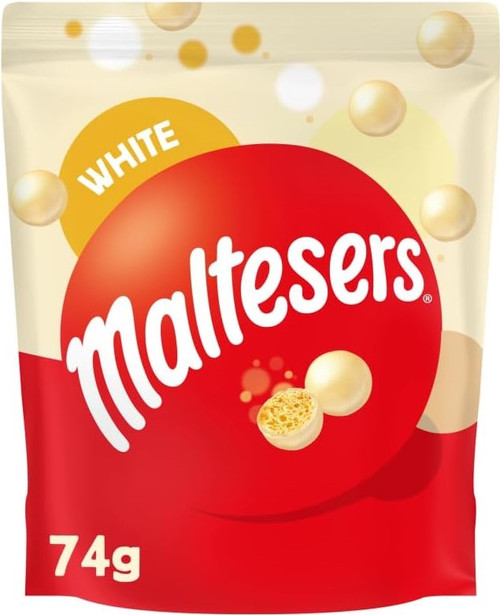 Maltesers White Chocolate Pouch 74g