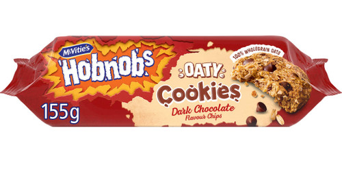 McVities Hobnob Oaty Cookie Dark Chocolate 155g **B/B FEB 14th**