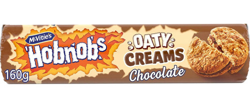 McVities Hobnob Oaty Cream Chocolate 160g *B/B END OF MARCH*