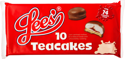 Lees Jam Teacakes 10 Pack 173g *B/B END OF JANUARY*