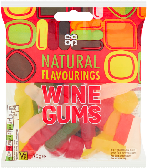Co-Op Wine Gums 175g