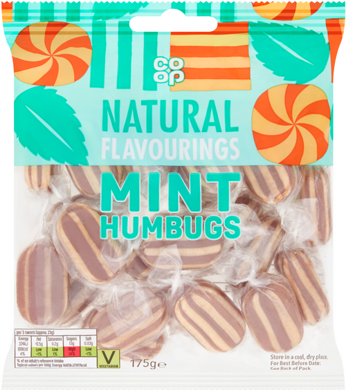 Co-Op Mint Humbugs 175g