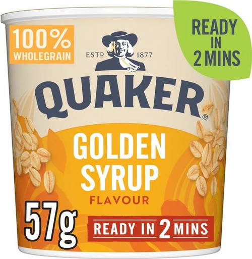 Quakers Oat So Simple Golden Syrup Pot 57g