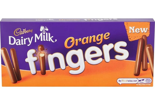 Dairy Milk Orange Fingers 114g