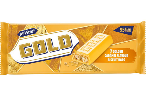 McVities Gold Bars 7 Pack **B/B END OF MARCH**