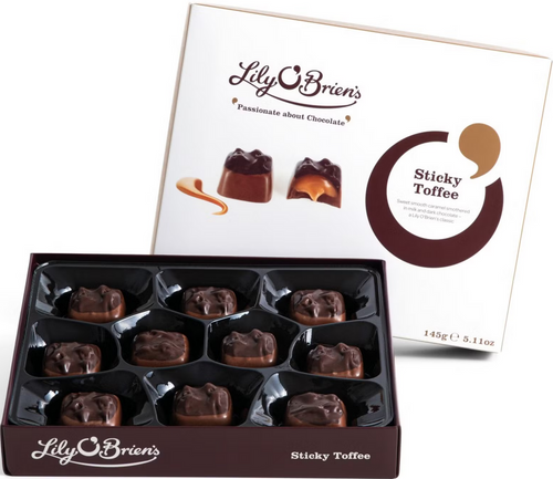 Lily O'Briens Sticky Toffee Chocolates 145g