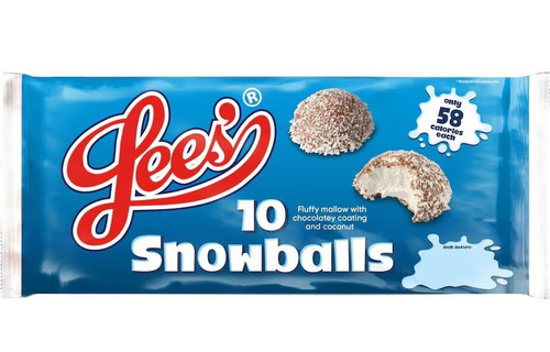 12 x Lees Snowballs 10 Pack 130g