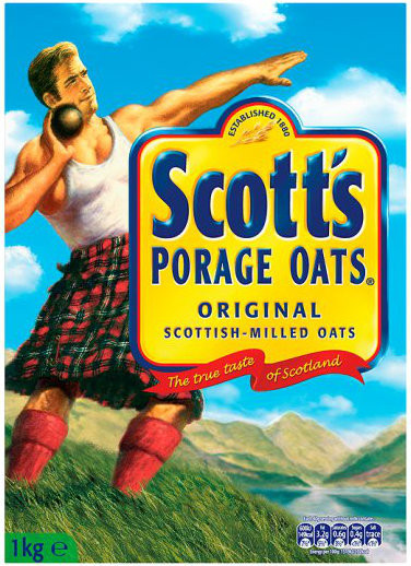 10 x Scotts Porridge Oats - Large Box 1kg