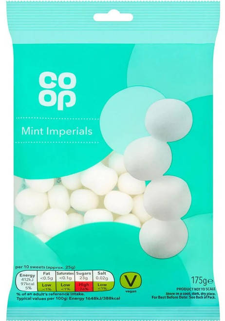 13 x Co-Op Mint Imperials 175g