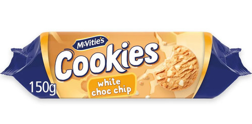 12 x McVities White Chocolate Chip Cookies 150g