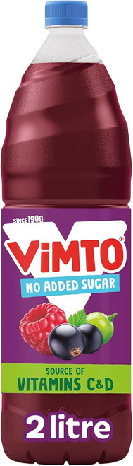 6 x Vimto Squash No Added Sugar 2ltr