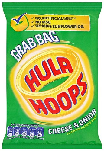 Hula Hoops - Cheese and Onion 34g  x 32
