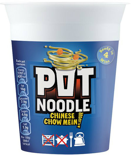 Pot Noodle - Chow Mien 90g  x 12