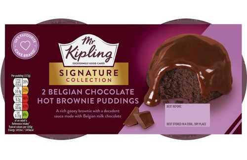Mr Kipling Belgian Chocolate Sponge Pudding 2 x 115g x 4
