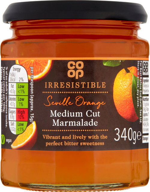 Co-Op Irresistible Seville Bitter Orange Marmalade 340g