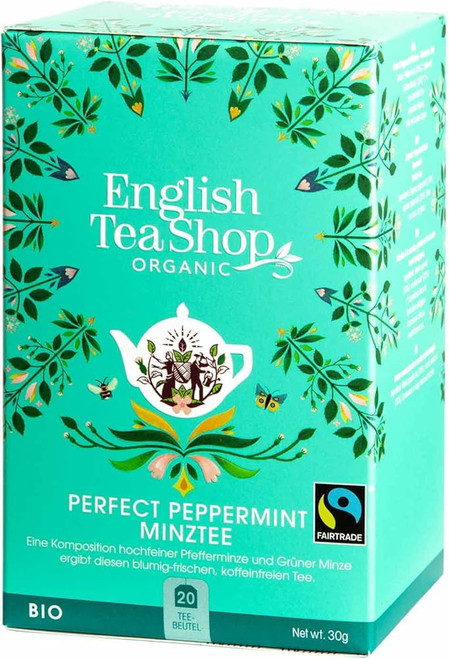 English Tea Shop Organic Peppermint Tea 20 Bag Pack