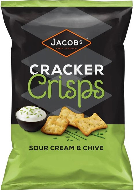 Jacobs Cracker Crisps Sour Cream & Chive 150g