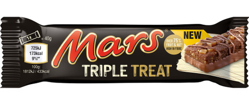Mars Triple Treat Fruit & Nut Chocolate 40g