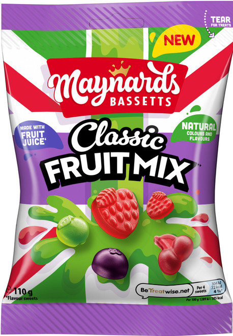 Maynards Bassetts Fruit Mix 110g