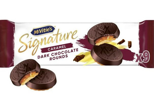 Mcvities Signature Dark Chocolate Rounds 109g