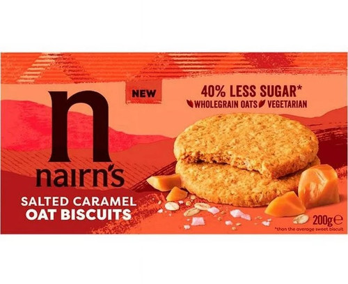 Nairns Salt Caramel Oat Biscuits 200g