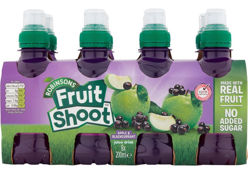 Robinsons Fruit Shoot Apple & Blackcurrant 8 x 200ml