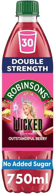 Robinsons Wicked Glinda Double Strength Outstandiful Berry No Added Sugar 750ml