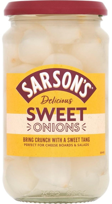 Sarsons Sweet & Mild Silverskin Onions 460g