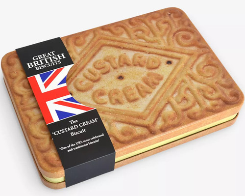 Silver Crane Custard Cream Tin 450g