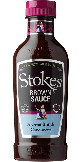 Stokes Real Brown Sauce Squeezy Bottle 505g
