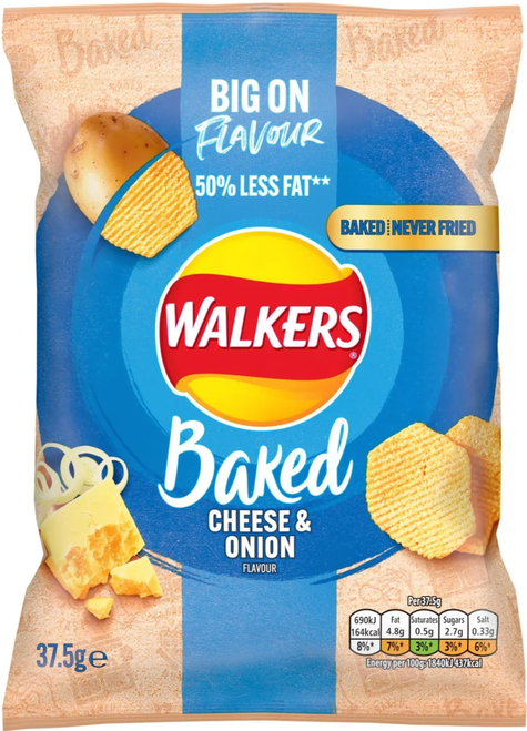 Walkers Baked Cheese & Onion 37.5g