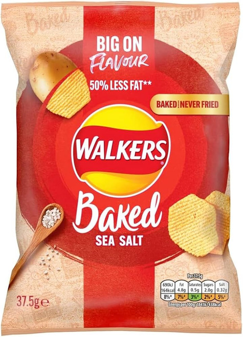 Walkers Baked Ready Salted 37.5g