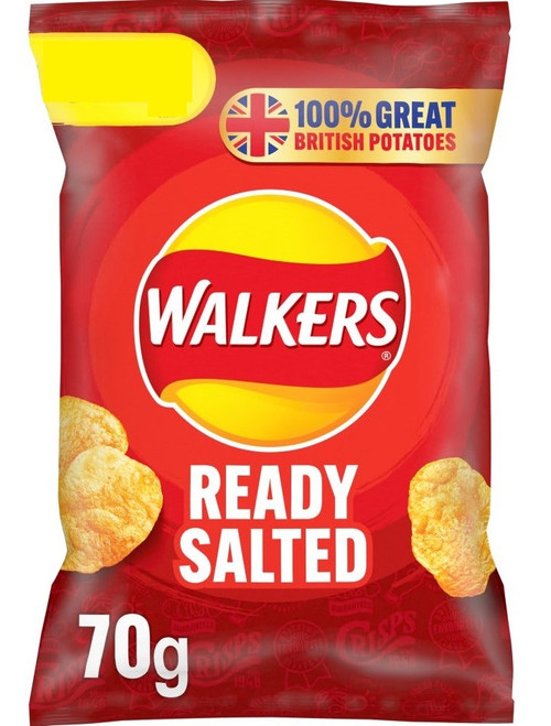 Walkers Ready Salted Large Bag 70g