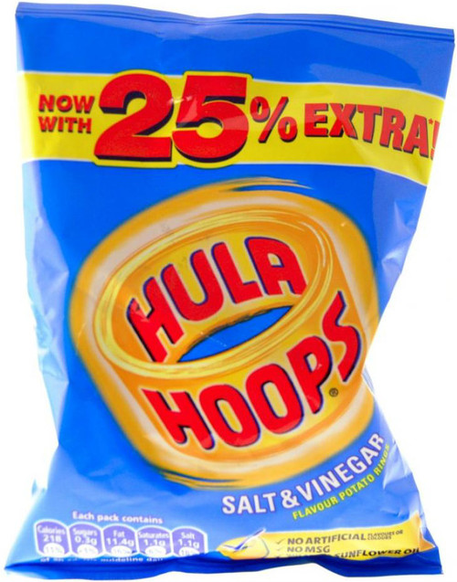 Hula Hoops - Salt & Vinegar 34g