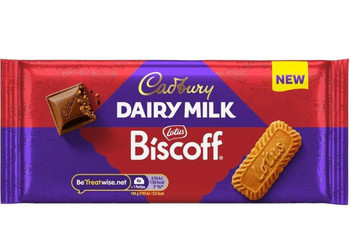 Dairy Milk Biscoff Block 95g x 21