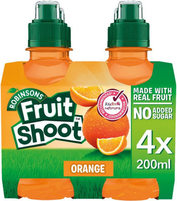 Robinsons Fruit Shoot Orange 4 x 200ml  x 6