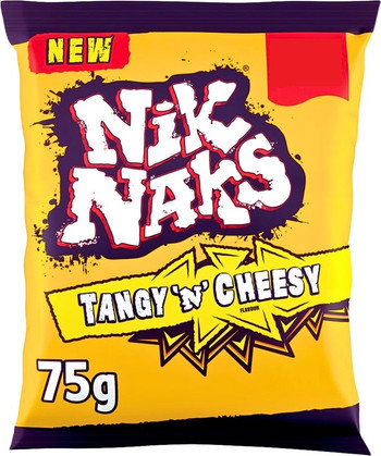 Nik Naks Tangy 'N' Cheesy 75g  x 20