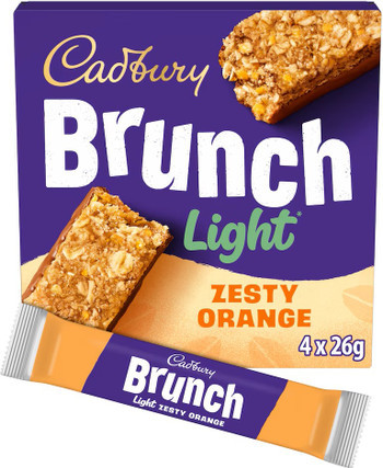 8 x Dairy Milk Brunch Orange Bars 4 Pack