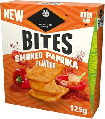 Jacobs Bites Smoked Paprika 125g  x 5