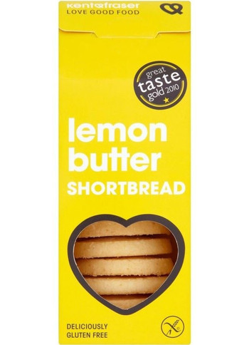 6 x Kent & Fraser Lemon Butter Shortbread 125g