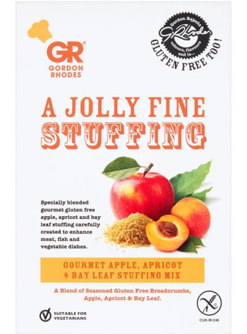 5 x Gordon Rhodes Gourmet Apple, Apricot & Bay Leaf Stuffing 125g