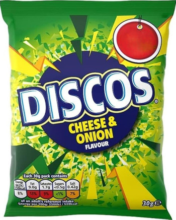 Discos Cheese & Onion 30g x 30