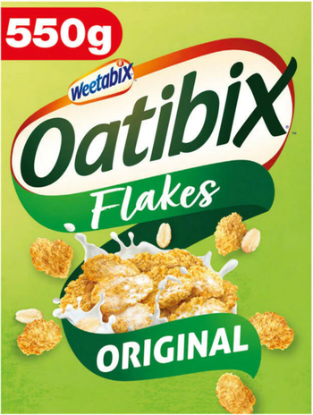 10 x Weetabix Oatibix Flakes 550g