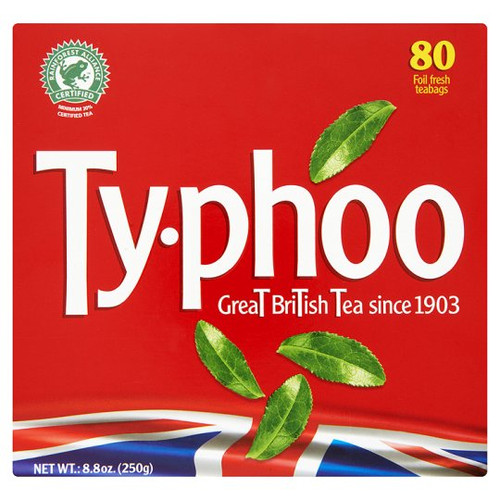 Typhoo Tea Bags - 80 Pack