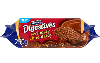 12 x McVities Seriously Chocolatey Digestives 250g