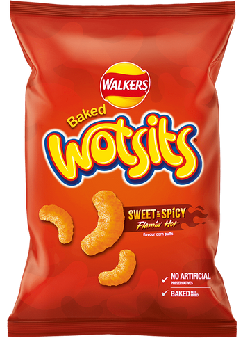 Wotsits Sweet & Spicy Flamin Hot 60g x 18